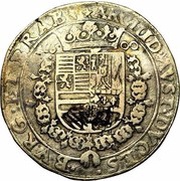2 Silver Gulden - Albert and Isabella, Belgium, 1600-1605 reverse image