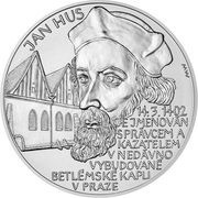 80 Dollars - Elizabeth II Jan Hus, Niue, 2022 reverse image