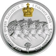 80 Dollars - Elizabeth II Queen Elizabeth II, Niue, 2022 reverse image