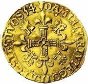 1 Crown "Sun Crown" - Charles V, Belgium, 1541-1555 reverse image
