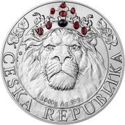 80 Dollars - Elizabeth II Czech Lion, Niue, 2022 reverse image