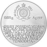 80 Dollars - Charles III Jaroslav Hašek obverse image