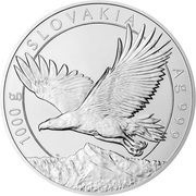 80 Dollars - Charles III Golden Eagle, Niue, 2023 reverse image