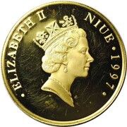 100 Dollars - Elizabeth II Statue of Liberty, Niue, 1997 obverse image