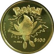 100 Dollars - Elizabeth II Celebi, Niue, 2002 reverse image