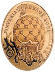 100 Dollars - Elizabeth II Coronation Egg, Niue, 2010 reverse image