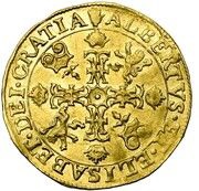 1 Crown - Albert and Isabella obverse image