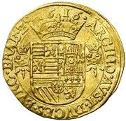 1 Crown - Albert and Isabella, Belgium, 1614-1617 reverse image