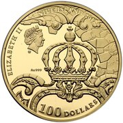 100 Dollars - Elizabeth II Amber Room obverse image