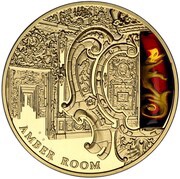 100 Dollars - Elizabeth II Amber Room, Niue, 2012 reverse image