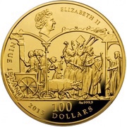 100 Dollars - Elizabeth II Ark of the Covenant obverse image