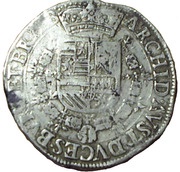 1 Patagon - Albert and Isabella, Belgium, 1612-1621 reverse image