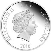 100 Dollars - Elizabeth II Darth Vader obverse image