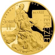 100 Dollars - Elizabeth II Joseph II and Maria Theresa, Niue, 2017 reverse image