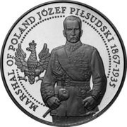 100 Dollars - Elizabeth II Józef Piłsudski, Niue, 2018 reverse image