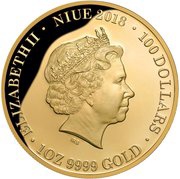 100 Dollars - Elizabeth II Royal Wedding of HRH Prince Henry Harry of Wales and Ms. Meghan Markle obverse image