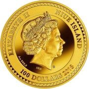 100 Dollars - Elizabeth II Most expensive Vase obverse image