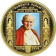 100 Dollars - Elizabeth II Habemus Papam, Niue, 2018 reverse image