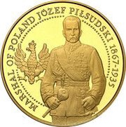 100 Dollars - Elizabeth II Józef Piłsudski, Niue, 2019 reverse image