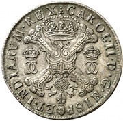 1 Patagon - Charles II Type 2 obverse image