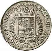 1 Patagon - Charles II Type 2, Belgium, 1686-1700 reverse image