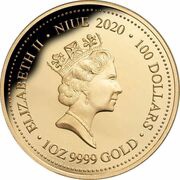 100 Dollars - Elizabeth II Great Barrier Reef obverse image
