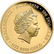 100 Dollars - Elizabeth II Echidna obverse image