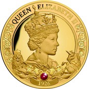 100 Dollars - Elizabeth II Elizabeth II, Niue, 2021 reverse image