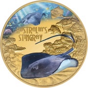 100 Dollars - Elizabeth II Stingray, Niue, 2021 reverse image