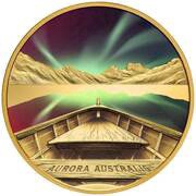 100 Dollars - Elizabeth II Aurora Australis, Niue, 2022 reverse image