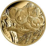 100 Dollars - Elizabeth II Koala, Niue, 2022 reverse image