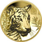 100 Dollars - Elizabeth II Year of the Tiger reverse image