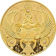 100 Dollars - Elizabeth II Diamond Scarabaeus, Niue, 2022 reverse image