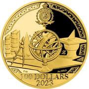 100 Dollars - Charles III Tycho Brahe & Johannes Kepler obverse image