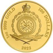 100 Dollars - Charles III Flying Fox obverse image