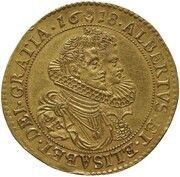 1 Ducaton d'Or - Albert and Isabella obverse image