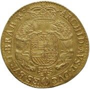 1 Ducaton d'Or - Albert and Isabella, Belgium, 1618-1619 reverse image