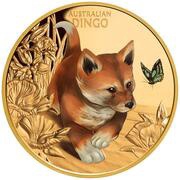 100 Dollars - Charles III Baby Dingo, Niue, 2024 reverse image