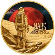 100 Dollars - Charles III Mars from Phobos, Niue, 2024 reverse image
