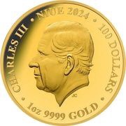 100 Dollars - Charles III Rock Wallaby obverse image