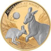 100 Dollars - Charles III Rock Wallaby, Niue, 2024 reverse image