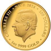 100 Dollars - Charles III Red Centre obverse image