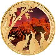 100 Dollars - Charles III Red Centre, Niue, 2024 reverse image
