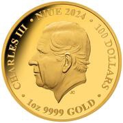 100 Dollars - Charles III Bluebottle obverse image