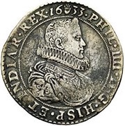 1 Ducaton - Philip IV First bust; Antwerp obverse image