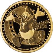 200 Dollars - Elizabeth II Donald Duck, Niue, 2014 reverse image