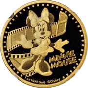 200 Dollars - Elizabeth II Minnie Mouse, Niue, 2014 reverse image