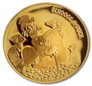 200 Dollars - Elizabeth II Scrooge McDuck, Niue, 2015 reverse image