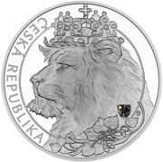 240 Dollars - Elizabeth II Czech Lion, Niue, 2021 reverse image
