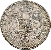 1 Ducaton - Philip IV Piedfort; 3 ducaton weight, Belgium, 1623-1636 reverse image